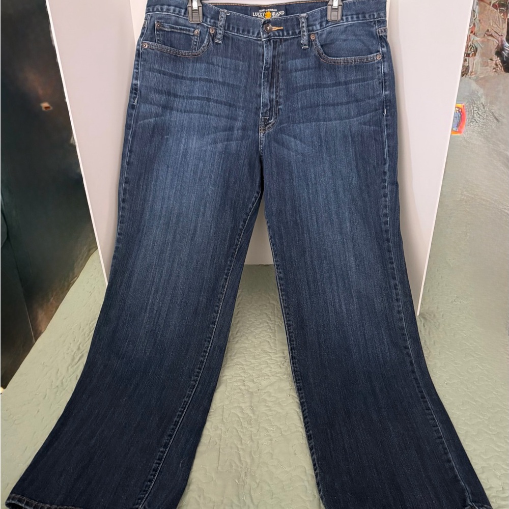 Lucky Brand Dark Blue Flare Jeans